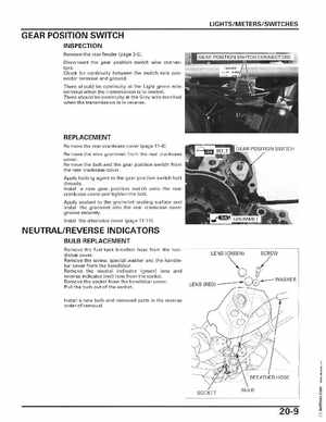 2006-2014 Honda FourTrax ATV TRX250 EX TRX250X Service Manual, Page 348
