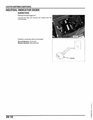 2006-2014 Honda FourTrax ATV TRX250 EX TRX250X Service Manual, Page 349