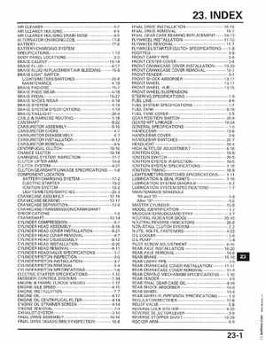 2006-2014 Honda FourTrax ATV TRX250 EX TRX250X Service Manual, Page 359