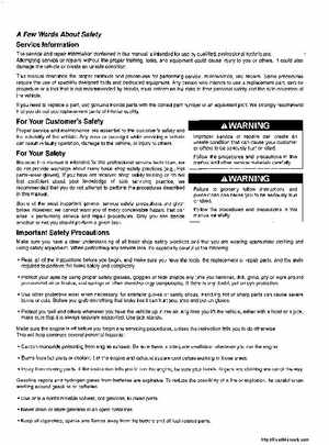 2006 Honda TRX680 Rincon Factory Service Manual, Page 2