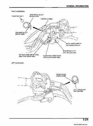 2006 Honda TRX680 Rincon Factory Service Manual, Page 25