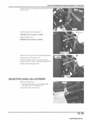 2006 Honda TRX680 Rincon Factory Service Manual, Page 267