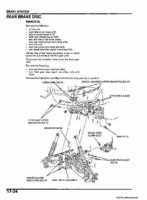 2006 Honda TRX680 Rincon Factory Service Manual, Page 441