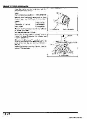 2006 Honda TRX680 Rincon Factory Service Manual, Page 468