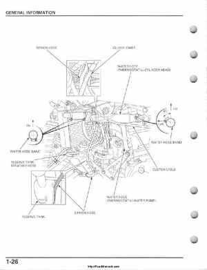 2008-2009 Honda TRX700 X X (TRX 700 XX) Factory Service Manual, Page 30