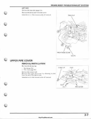 2008-2009 Honda TRX700 X X (TRX 700 XX) Factory Service Manual, Page 51