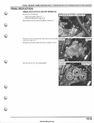 2008-2009 Honda TRX700 X X (TRX 700 XX) Factory Service Manual, Page 299