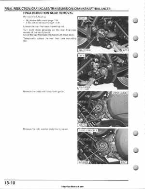 2008-2009 Honda TRX700 X X (TRX 700 XX) Factory Service Manual, Page 300