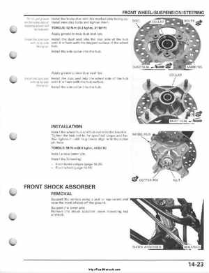 2008-2009 Honda TRX700 X X (TRX 700 XX) Factory Service Manual, Page 349