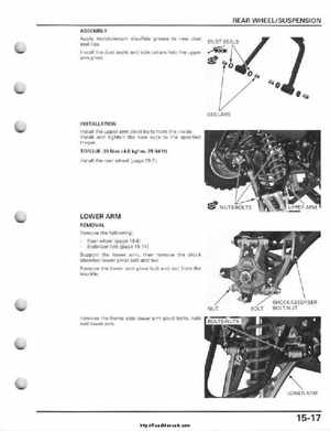 2008-2009 Honda TRX700 X X (TRX 700 XX) Factory Service Manual, Page 383