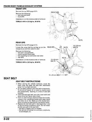 2009-2012 Honda MUV700 Big Red Service Manual, Page 91