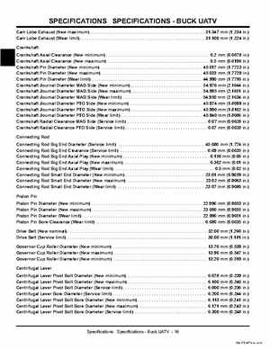 2004 John Deer Buck Utility ATV 500, 500EX and 500EXT Service Manual, Page 17