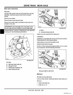 2004 John Deer Buck Utility ATV 500, 500EX and 500EXT Service Manual, Page 205