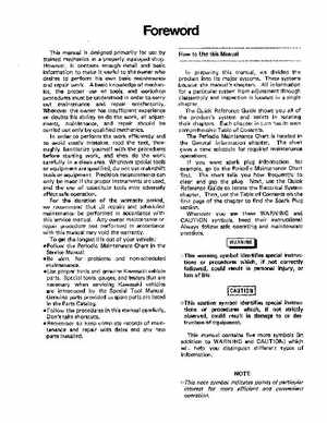 1987-2004 Kawasaki Mojave KSF250 Service Manual, Page 5
