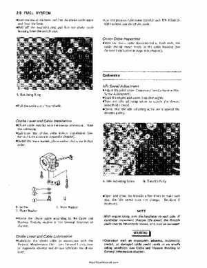 1987-2004 Kawasaki Mojave KSF250 Service Manual, Page 26