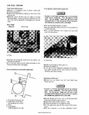 1987-2004 Kawasaki Mojave KSF250 Service Manual, Page 28