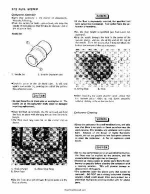 1987-2004 Kawasaki Mojave KSF250 Service Manual, Page 30