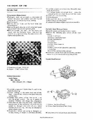 1987-2004 Kawasaki Mojave KSF250 Service Manual, Page 61