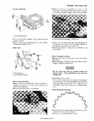 1987-2004 Kawasaki Mojave KSF250 Service Manual, Page 70