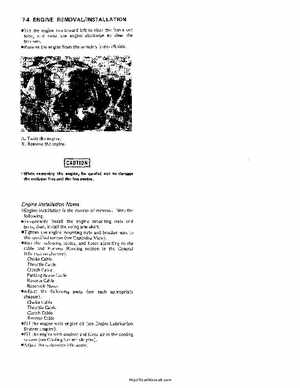 1987-2004 Kawasaki Mojave KSF250 Service Manual, Page 95