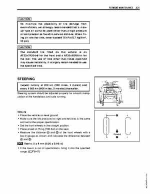 2003-2006 Kawasaki KFX400 service manual, Page 68