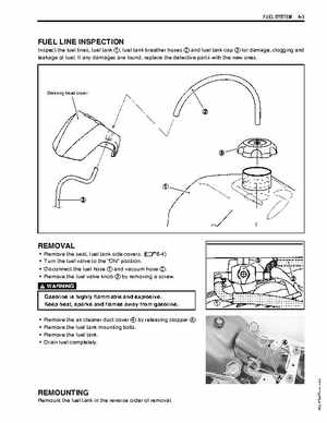 2003-2006 Kawasaki KFX400 service manual, Page 143