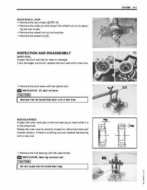 2003-2006 Kawasaki KFX400 service manual, Page 191