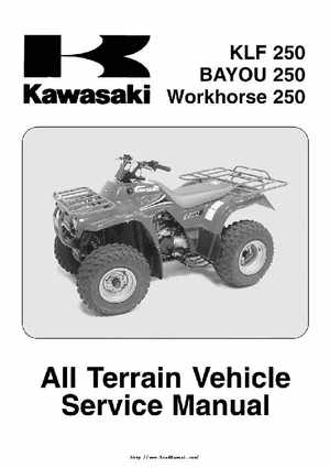 2003 Kawasaki KLF250 Service Manual., Page 1