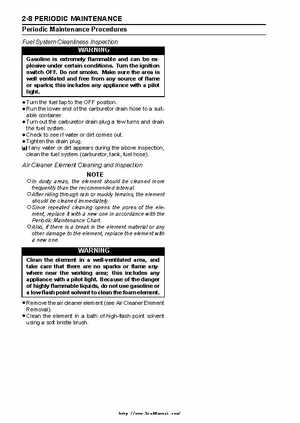 2003 Kawasaki KLF250 Service Manual., Page 24
