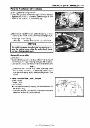 2003 Kawasaki KLF250 Service Manual., Page 35