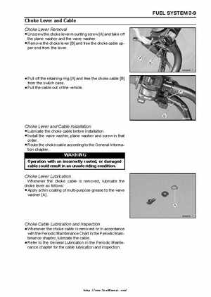2003 Kawasaki KLF250 Service Manual., Page 46