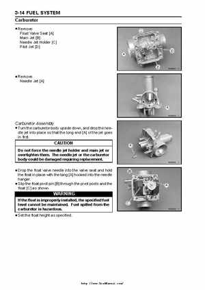 2003 Kawasaki KLF250 Service Manual., Page 51