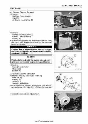 2003 Kawasaki KLF250 Service Manual., Page 54