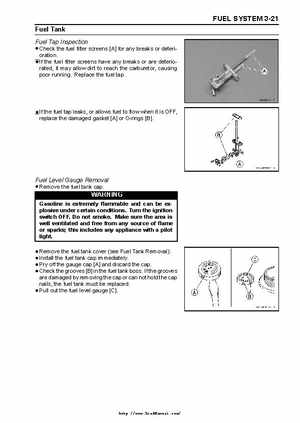 2003 Kawasaki KLF250 Service Manual., Page 58