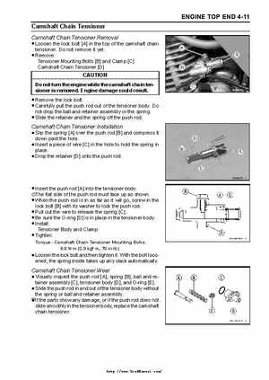2003 Kawasaki KLF250 Service Manual., Page 70