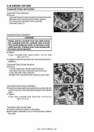 2003 Kawasaki KLF250 Service Manual., Page 77