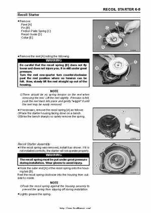 2003 Kawasaki KLF250 Service Manual., Page 114
