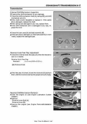 2003 Kawasaki KLF250 Service Manual., Page 148