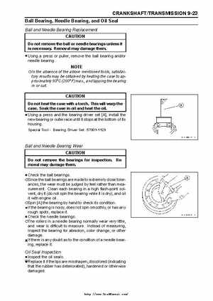 2003 Kawasaki KLF250 Service Manual., Page 154