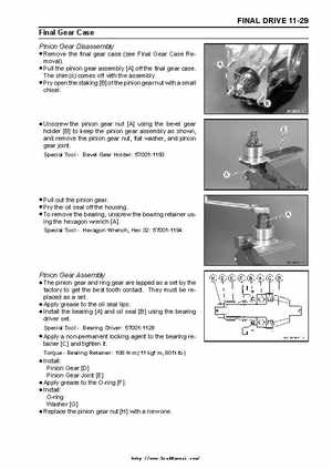 2003 Kawasaki KLF250 Service Manual., Page 196