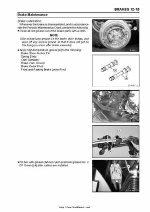 2003 Kawasaki KLF250 Service Manual., Page 212