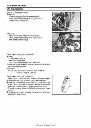 2003 Kawasaki KLF250 Service Manual., Page 217