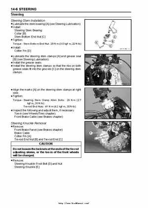 2003 Kawasaki KLF250 Service Manual., Page 226