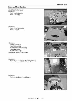2003 Kawasaki KLF250 Service Manual., Page 238