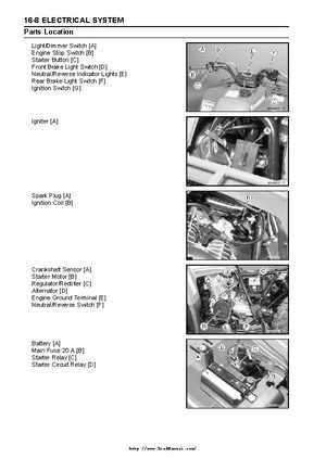 2003 Kawasaki KLF250 Service Manual., Page 250