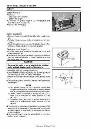 2003 Kawasaki KLF250 Service Manual., Page 254