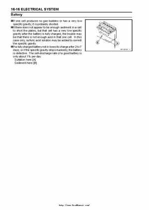 2003 Kawasaki KLF250 Service Manual., Page 258