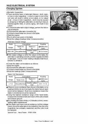 2003 Kawasaki KLF250 Service Manual., Page 264