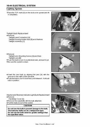 2003 Kawasaki KLF250 Service Manual., Page 286