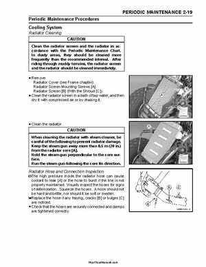 2004-2009 Kawasaki KFX 700 / KFX 700V Force Factory Service Manual, Page 36